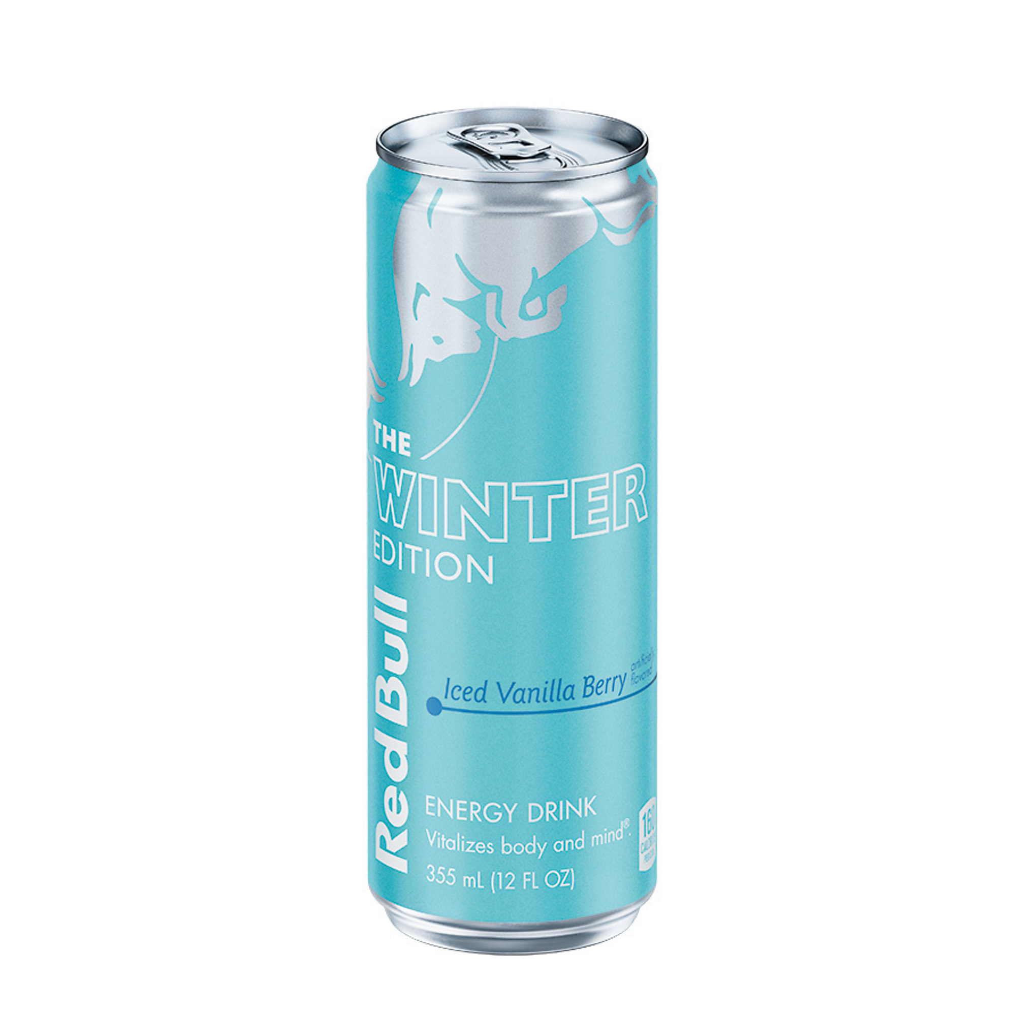 Red Bull, Winter Edition 12oz Iced Vanilla Berry, Model# RB242816